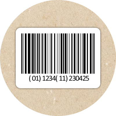 Druk kodów, kod GS1-128