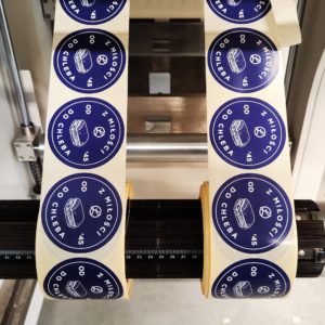 Drukarnia etykiet, druk cyfrowy na rolce